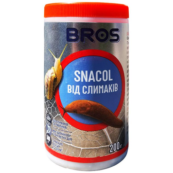 Порошок від слимаків Bros Snacol 200г Брос 12642 фото