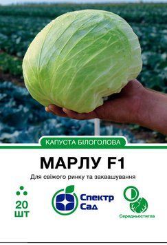 Капуста білоголова Марлу F1 20 шт, СС 3870 фото