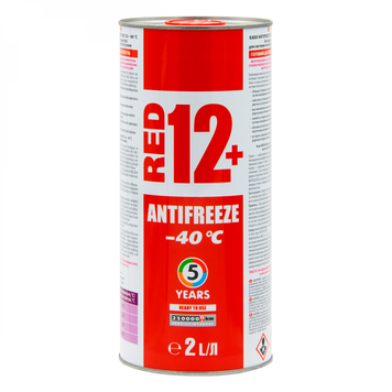 Рідина охолоджуюча антифриз XADO Antifreeze Red 12+ -40 ⁰С 2 л (XA 50207) XA 50207 фото