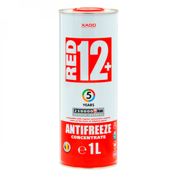 Рідина охолоджуюча антифриз XADO Antifreeze Red 12 концентрат 1 л (ХА 50001) ХА 50001 фото