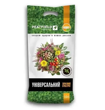 Торфяний субстрат PEATFIELD Універсальний 10 л 14144 фото