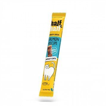 Ласощі Half & Half м'ясна паличка для котів з лососем, 5 г 31908 фото