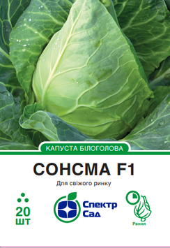 Капуста білоголова Сонсма F1 20 шт, СС 2408 фото