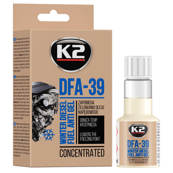 Дизельний антигель концентрат K2 DFA -39C Concentrate, 50 мл 14223 фото