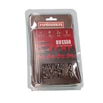 Ланцюг для бензопили Haisser 91FCS50 3/8", 50 ланок, 1.3 мм 15282 фото