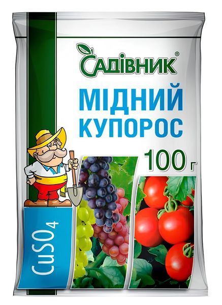 Мідний купорос Садівник 100 г 895 фото