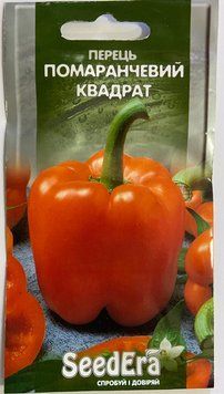 Перець солодкий Помаранчевий квадрат, 0,2 г, SeedEra 719589 фото