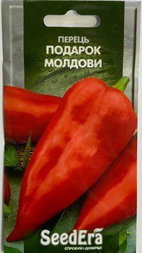 Перець солодкий Подарок Молдови, 0,2 г, SeedEra 720943 фото