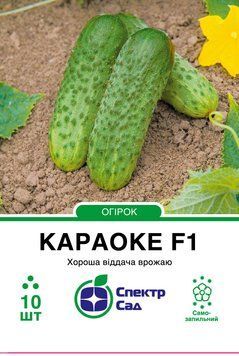 Огірок Караоке F1 10 шт, СС 0749 фото