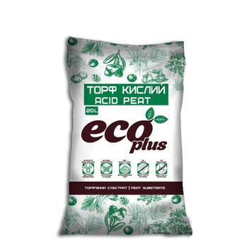 Субстрат Торф кислий Eco Plus 20 л 414 фото