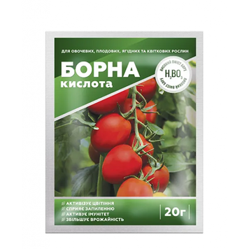 Борна кислота, 20 г, Кіссон 124700070 фото