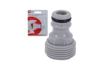 Адаптер на коннектор 3/4 з зовнішньою різьбою 1/2 INTERTOOL 7924 фото