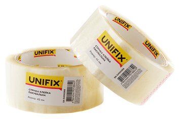 Скотч Unifix 45 мм x 80 м x 40 мкм, прозорий 14901 фото