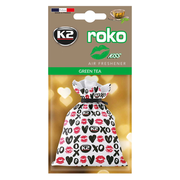 Автомобільний ароматизатор ( освіжувач ) повітря Зелений чай K2 Vinci Roko Kiss Green Tea 25 г V822K фото