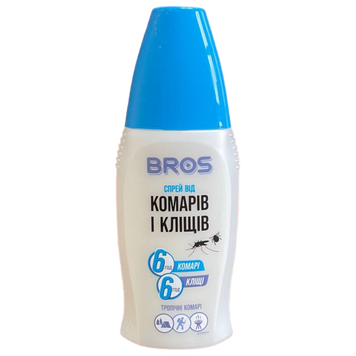 Спрей вд комарів та кліщів BROS , 100 мл 11255 фото