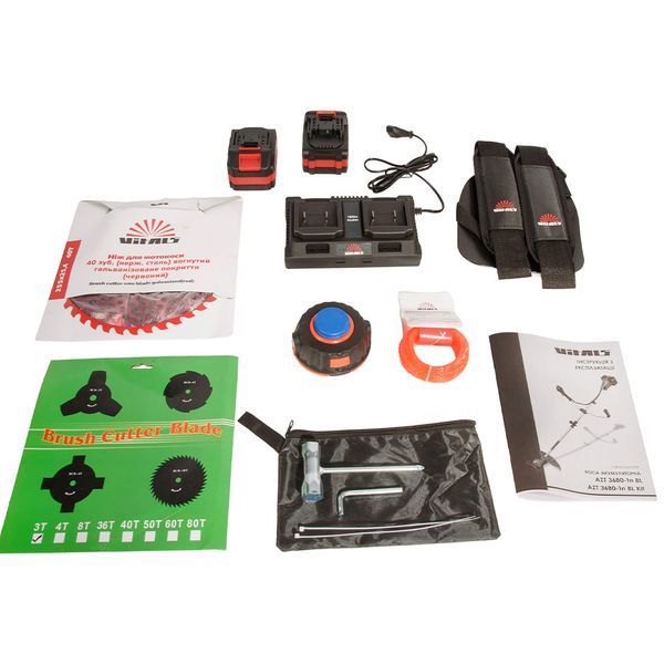 Коса акумуляторна Vitals Master AZT 3680-1n BL Kit 243562 фото