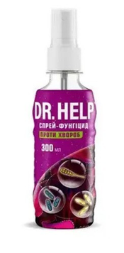 Спрей для квітів фунгіцид проти хвороб DR. HELP 300 мл 14486 фото