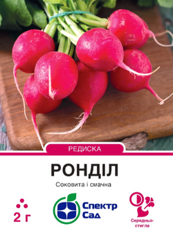Редиска Ронділ 2 г, СС 2385 фото