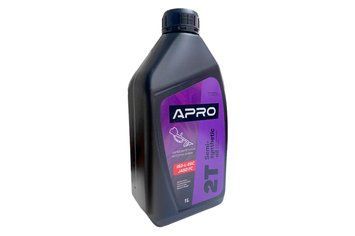 Олива моторна напівсинтетична APRO 2T, 1 л 15371 фото
