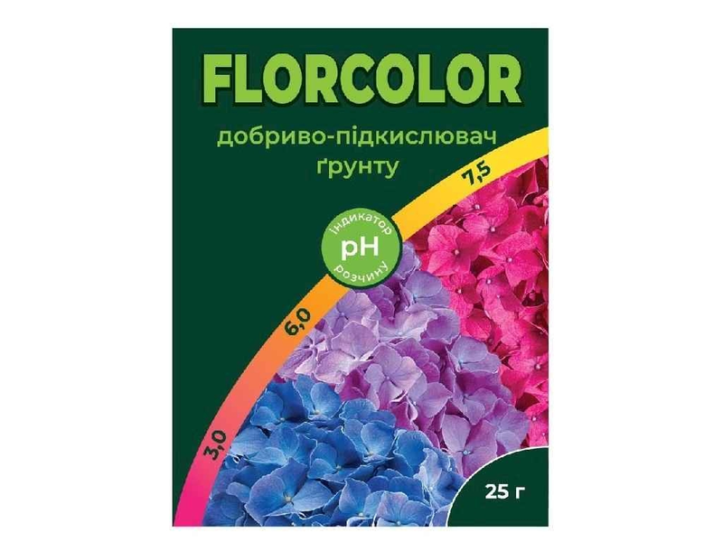 Добриво-підкислювач Майстер-Агро Флорколор (Florcolor) 25 г, NPK 17:13:14 + S 12574 фото